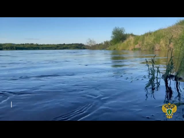 В Приангарье строители сливали сточные воды в реку