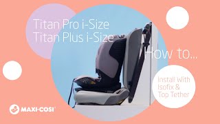 How to install with isofix and toptether