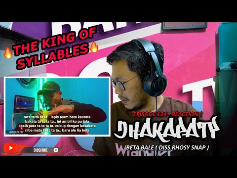 DISSTRACK BERDARAH PART 2 | REACTION ! JHAKAPATTY - BETA BALE ( DISS RHOSY SNAP )