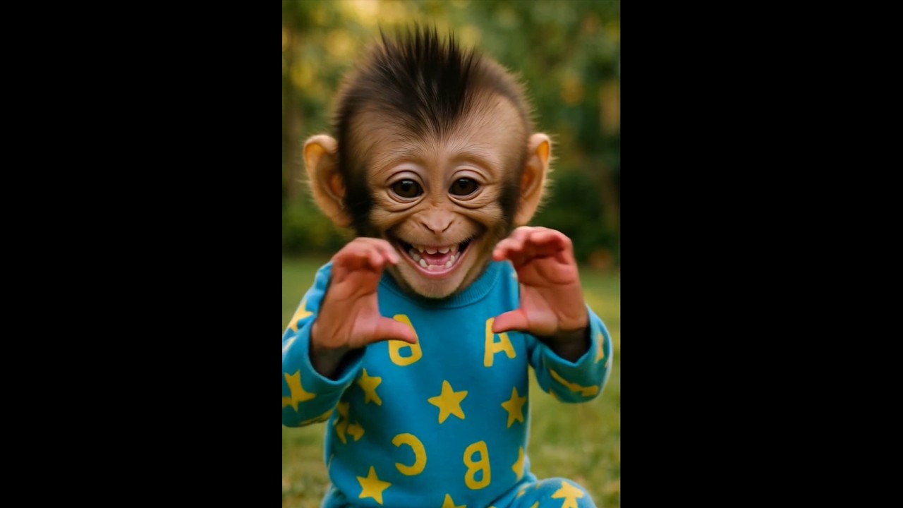 Can’t stop laughing at this monkey laugh ! 😂😁