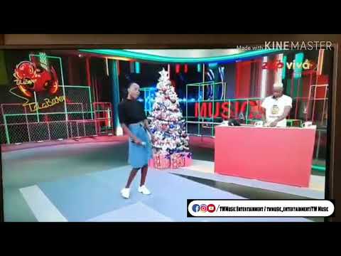 Arleth Massissa no programa Tá Bater