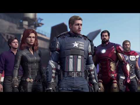 MARVEL'S AVENGERS BETA Opening Mission Gameplay Walkthrough (The Light That Failed) PS4 Pro