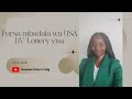 FURSA MBADALA WA USA DV-Lottery VISA