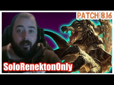 SoloRenektonOnly | Best RENEKTON vs RUMBLE | RENEKTON Top | RENEKTON Gameplay | Patch 8.16