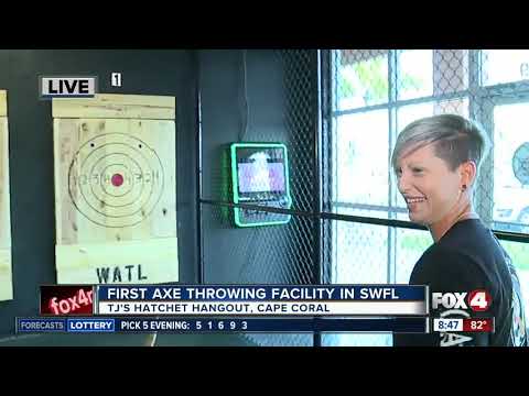 First axe throwing facility opens in SWFL 08:30 hit