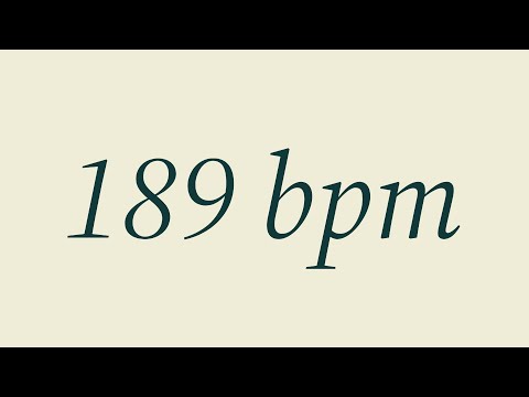Metronome - 189 bpm
