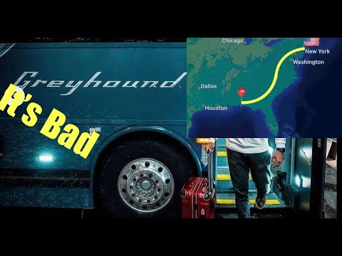 I Spent 36 Hrs On Greyhound Bus Across America. It's BAD!