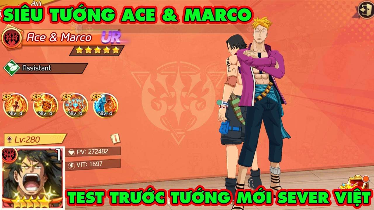 Haki Huyền Thoại - Test 2 Siêu Tướng Sắp Ra Mắt Ace&Marco Và Momonosuke Bộ Skill Siêu Đẹp