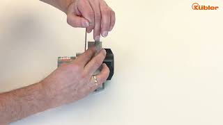 Flexible orientation. Fast replacement. Ready for your application with Draw-wire Encoder B80