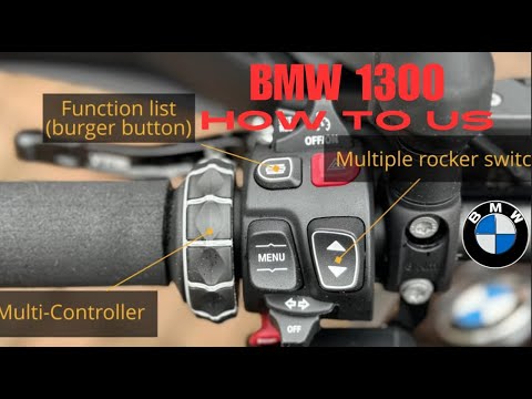 Bmw GS 1300 how to use a function list button known as the burger button Secret functions revealed !