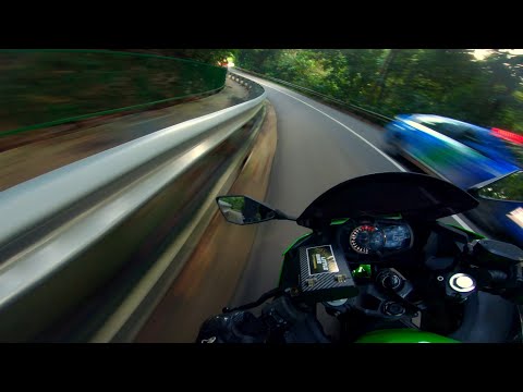KAWASAKI NINJA 400 | SUNSET RIDE | [4K] Pure Sound