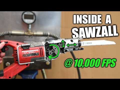 How SAWZALLs Work: Cutting Close Up at 10,000fps