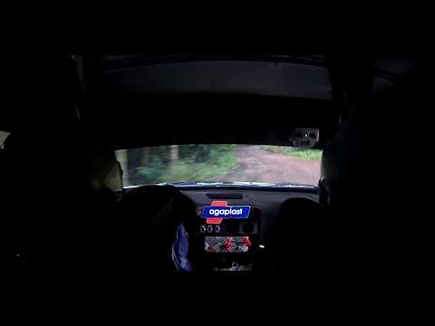 Konrad Dudziński/Mateusz Kułakowski 22 Rajd Warmiński 2019 OS Łomy