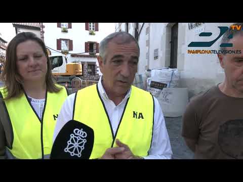 Bera ejecuta unas obras de 3,7 millones en la travesía y en la calle Kanttonberri, con apoyo del Gobierno Foral