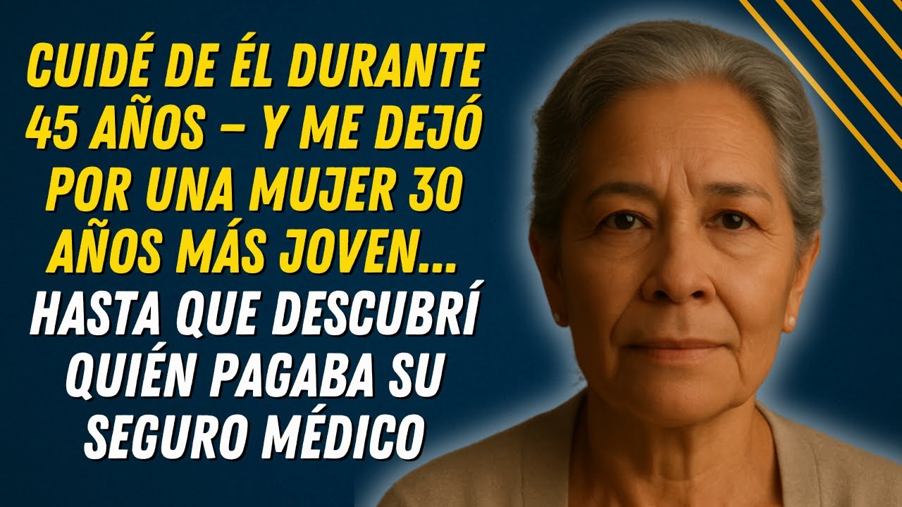Cuidé de él durante 45 años — y me dejó por una mujer 30 años más joven... hasta que descubrí...