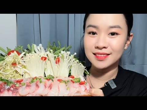 So delicious with this sour fish hot pot! ❤️