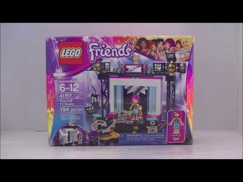 Lego Friends Pop Star TV Studio Unboxing Build Review Set 41117
