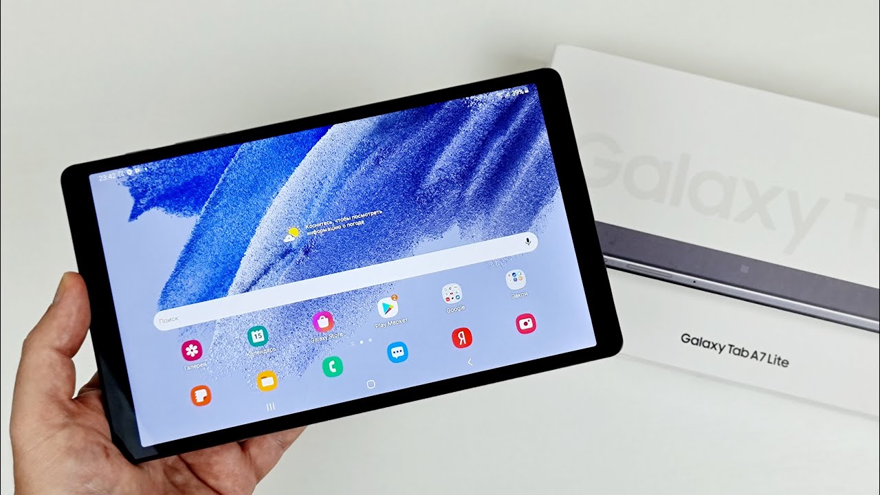 Планшет Samsung Galaxy Tab A7 Lite (SM-T220) 64Gb Wi-Fi Серебристый