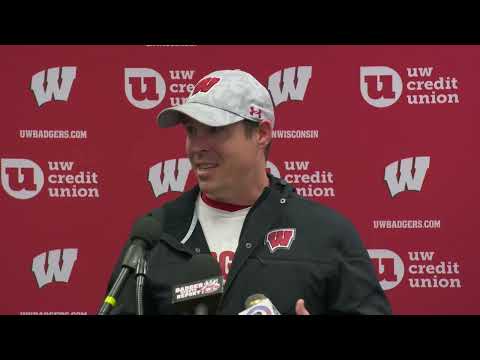 Wisconsin Football: Jim Leonhard Postgame Press Conference at Northwestern 10/8/22