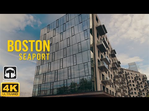 Inside Boston’s NEW Seaport | The City of the Future!  [4k]