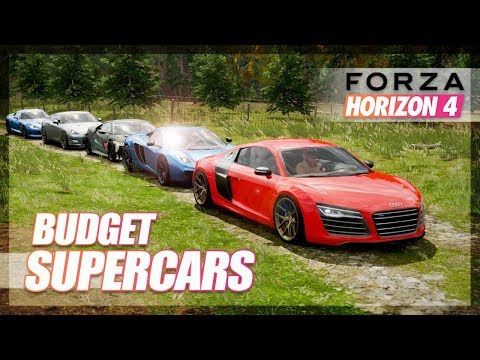 Forza Horizon 4 - BUDGET Supercars Challenge!