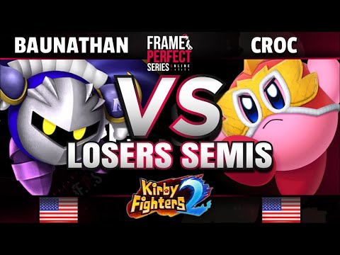 FPS6 Online - Baunathan (Meta Knight, Magolor) vs. Croc (Wrestler) - Kirby Fighters 2 Losers Semis