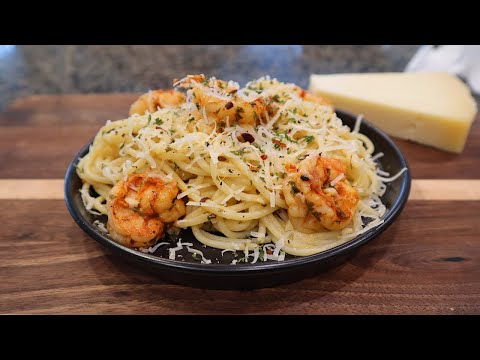 Shrimp Scampi (Oven "Dump" Recipe)