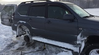 preview picture of video 'ATV OMSK BRP Outlander и Toyota LC Prado 120 разбортировалось колесо'