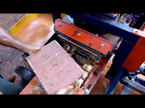 Mini box type clay bricking machine information