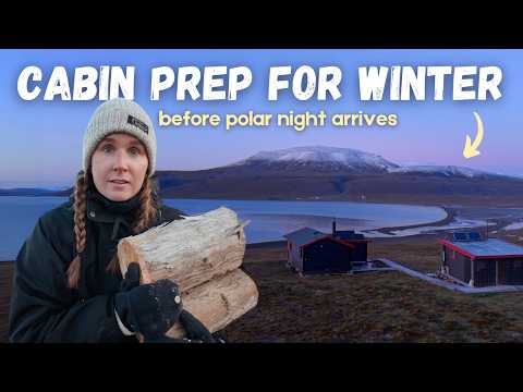 Cabin Winter Prep: Stocking Firewood and Getting Ready for the Cold ︱ Svalbard