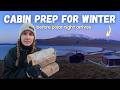 Cabin Winter Prep Stocking Firewood And Getting Ready For The Cold Svalbard