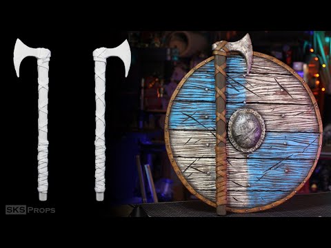 How to Make a Viking Axe out of EVA Foam Perfect for your Assassins Creed Valhalla Cosplay