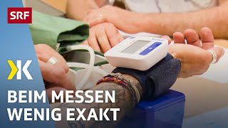 Blutdruckmessgeräte im Test: Viele Geräte messen ungenau | 2019 | Kassensturz | SRF