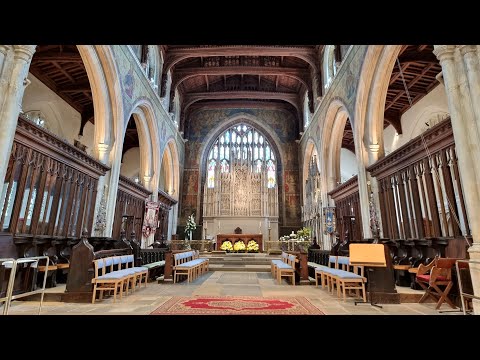 All Saints Church, Maidstone, Kent. June 2024. Beautiful interior.