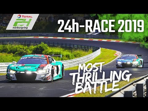 Most THRILLING Battle of the 24h-Race Nürburgring | #4 Team Phoenix vs #29 Team Land