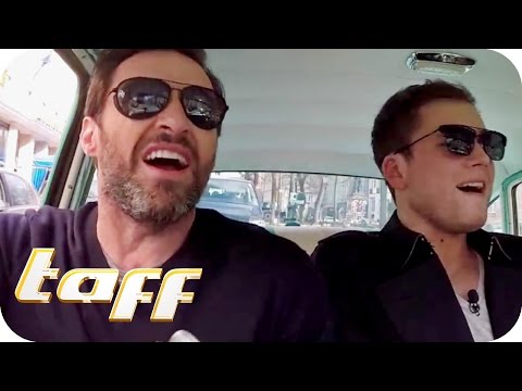 Karaoke mit Hugh Jackman und Taron Egerton | taff | ProSieben