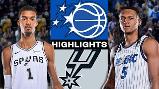 Victor Wembanyama - Dylan Harper - San Antonio Spurs - Orlando Magic