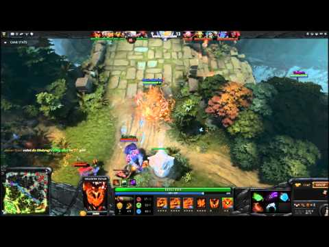 Dota 2 Shadow Fiend with shadow blade