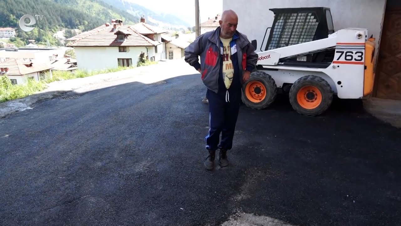 Най-после асфалтирането на улици с нарушена от водния цикъл настилка започна