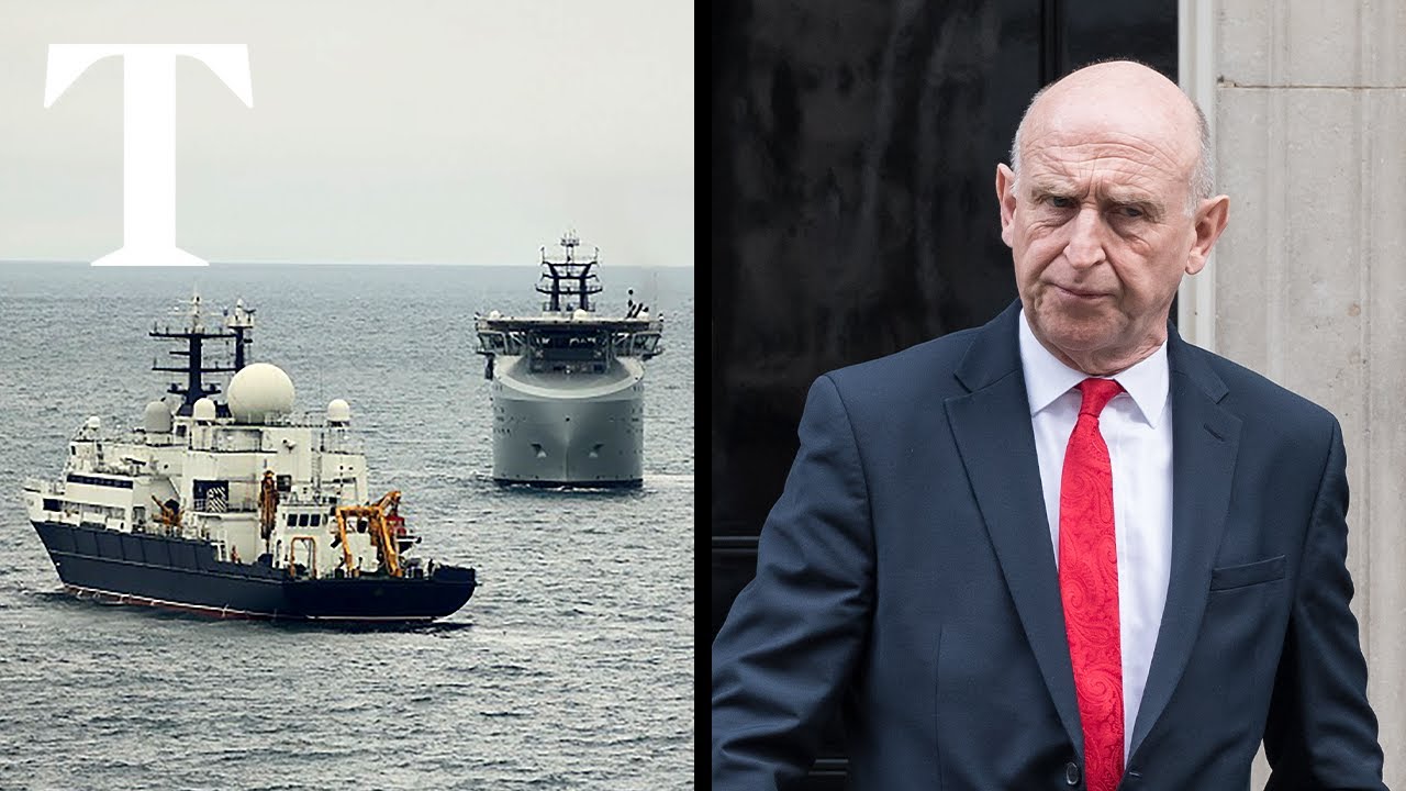 Defence Secretary warns Putin over Russian spy ship in UK waters