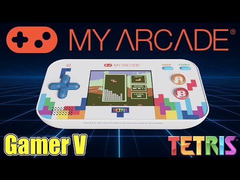 MyArcade Tetris Gamer V Review and Gameplay