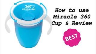 Munchkin 360 Sippy Cup Review and How to use?