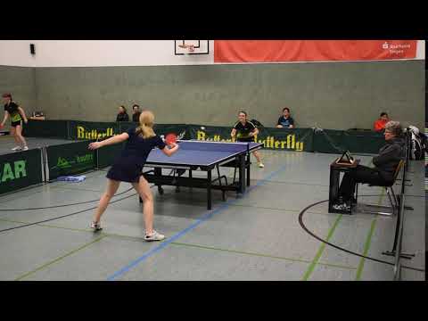Sarah Natzke - Ellen Tippkemper ( SV Spexard ) am 16.112019: 11:3, 3:11, 11:9, 9:11 und 13:11