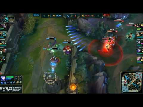 EDG vs AHQ highlights | League of Legends World Championship 2016 | Group B