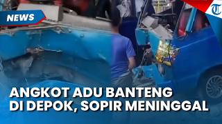 Download lagu Head-On Collision! Two Minibuses Collide in Sawangan Depok, Impact Leaves One Driver Dead mp3