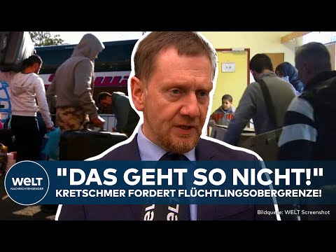DEUTSCHLAND: "Migration begrenzen, Humanität schützen!" Kretschmer fordert Flüchtlingsobergrenze