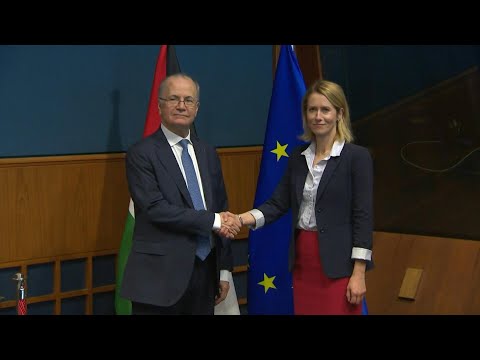 First high level meeting between the EU and Palestinian Authority in Luxembourg | AFP