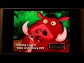 Opening To Finding Nemo VHS AUS