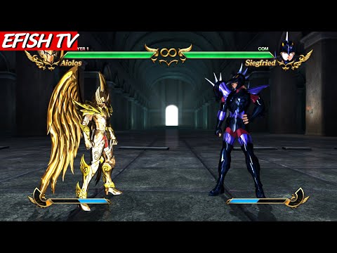 Sagittarius Aiolos God Cloth vs Dubhe Siegfried (Hardest AI) - Saint Seiya: Soldiers' Soul