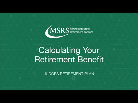 MSRS - Calculating Your Judges Retirement Plan Benefit